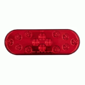 METRA HEISE HE-TR6005 / 6" OVAL (RED) 14-LED LIGHT   (STOP, TURN, TAIL LIGHT) - Picture 1 of 3