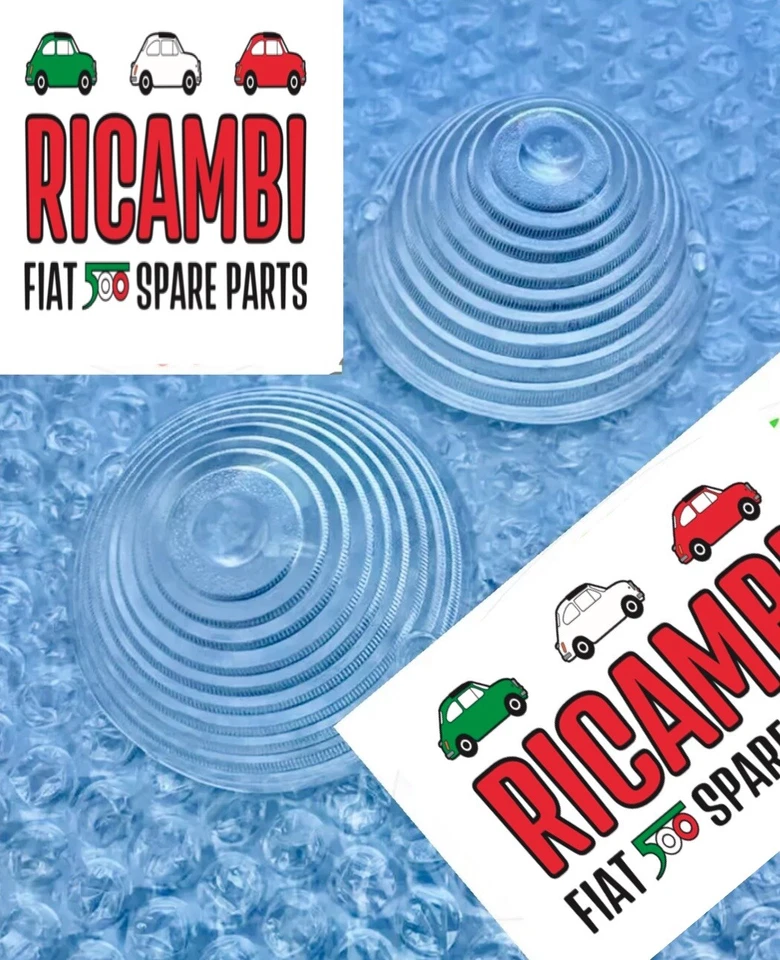 Lente Indicador Delantero Clásico Fiat 500 N D Blanco/Claro Nuevo  Foto 1 de 1