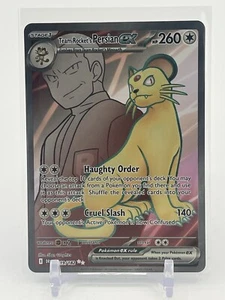 Pokemon SV10: Destined Rivals Team Rocket's Persian ex (DRI) DBL RARE 219/182 NM - Picture 1 of 2