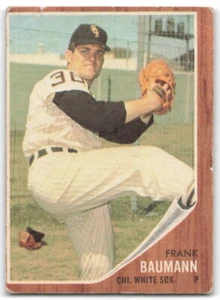 1962 Topps #161 Frank Baumann Chicago White Sox **Poor Creased** 5A - Picture 1 of 2