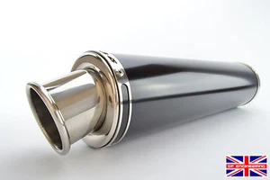 KTM 125 Duke 13-16 SP Engineering Satin Black Round Big Bore XL Exhaust - Picture 1 of 4