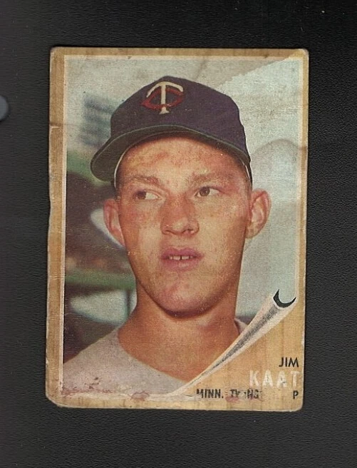1962 Topps - Venezuelan #21 Jim Kaat. Minnesota Twins