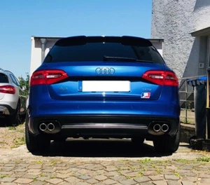  Escape deportivo DÚPLEX para AUDI A4 8K B8 4 tubos doble tubo 2x70mm  - Imagen 1 de 3