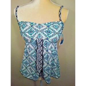 Ocean Avenue Swim Tankini Top Women's Size Small Swimsuit Beach New with Tags - Picture 1 of 3