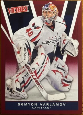 2010-11 Upper Deck Victory Red Semyon Varlamov #198 Washington Capitals - Image 1 of 2