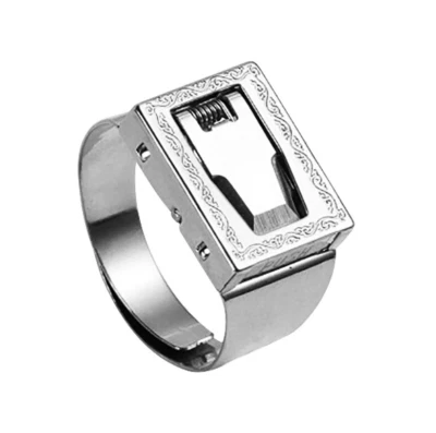 Mini Ring Knife Utility Stainless Steel Outdoor Survival Pocket Knife EDC Tools - Image 1 of 4