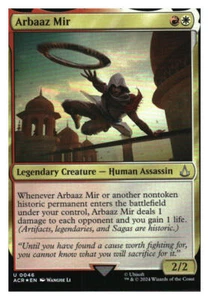 Arbaaz Mir (foil) Assassin's Creed MTG - quasi nuovo + reliquie mitiche - Foto 1 di 1