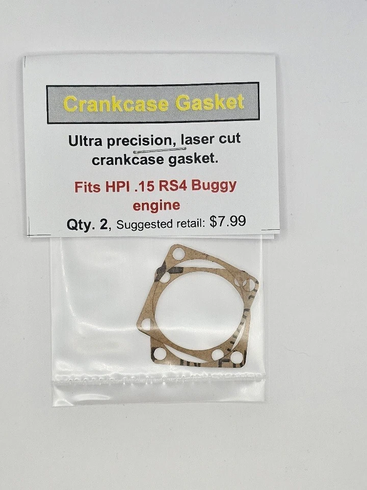 HPI Nitro Star .15 FE Aftermarket Crankcase Gasket 2 Pack NIP - Image 1 of 1