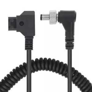 D-Tap to Locking DC5.5x2.1mm Monitors Power Cable, Coiled Cable - Picture 1 of 8