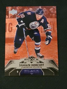 2007-08 UPPER DECK BLACK DIAMOND RUBY RED SHAWN HORCOFF #33 #'ed 59/100 