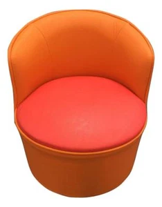  Sofá Silla Niño para Niño y Niña Salón Niño Mueble Naranja y Rojo - Imagen 1 de 6