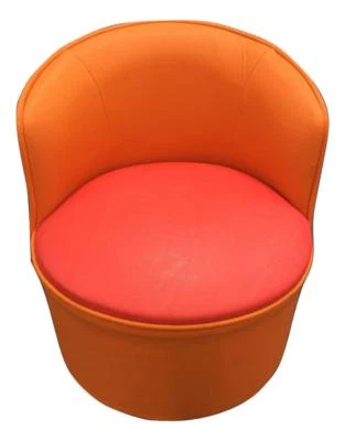  Sofá Silla Niño para Niño y Niña Salón Niño Mueble Naranja y Rojo Foto 1 de 4