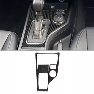 Carbon Fiber Gear Shift Panel Cover Trim For Ford Ranger Sport 2020-2022 - Picture 1 of 11