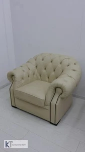 4315-Chesterfield-Fauteuil-Lederfauteuil-Armlehnensessel-Armlehnenstuhl-Chesterf - Bild 1 von 5