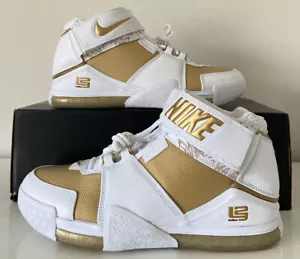 Nike Zoom Lebron James II Gold Turnschuhe Basketball DJ4892 100 Größe 9,5, 10 UK - Bild 1 von 22