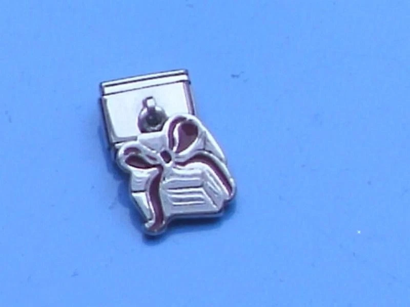 SILBER ORIGINAL NOMINATION MODUL +++ DANGLE GESCHENK PAKET ++ Top Zustand - Bild 1 von 1