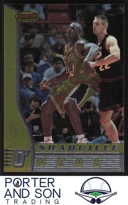 Shaquille O'Neal 1996-97 Bowman's Best #70 Los Angeles Lakers Basketball Card - Image 1 of 2