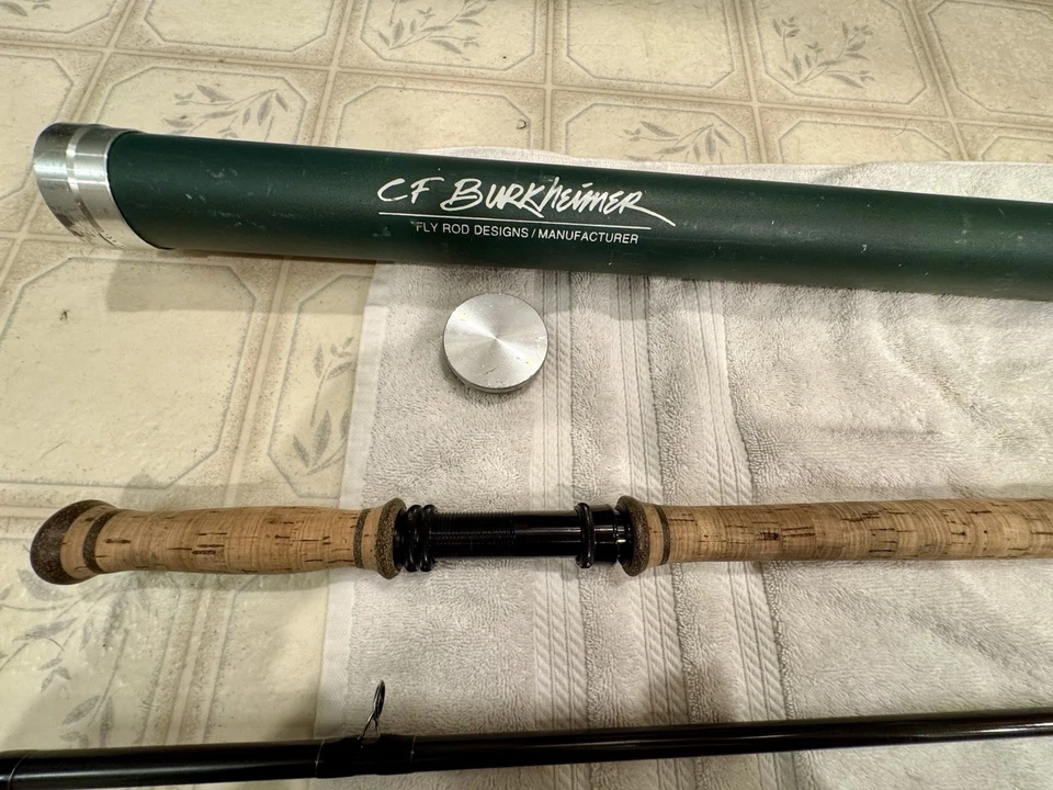 CF Burkheimer 9143-3 Two-Handed Spey Fly Rod 14’3” 9wt - Early Model - Image 1 of 4