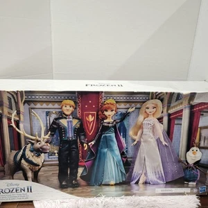 Frozen 2 Finale Set, Anna, Elsa, Kristoff, Olaf, Sven Dolls with Fashion Doll... - Picture 1 of 11