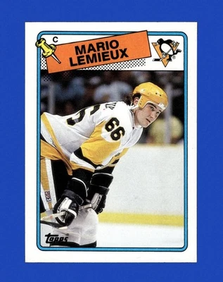 1988-89 Topps Set-Break #1 Mario Lemieux Como Nuevo Sin Reserva *GMCARDS* Foto 1 de 2