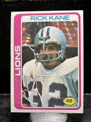 Rick Kane #126 1978 Topps Detroit Lions - Image 1 of 2