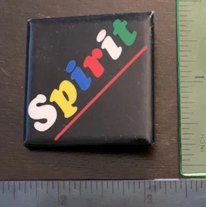 VINTAGE “spirit”  – PIN BACK BUTTON – 1.5 Inch DIAMETER - Picture 1 of 2