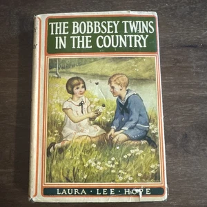 VintageThe Bobbsey Twins in the Country by Laura Lee Hope With Dust Jacket - Foto 1 di 8