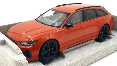 Minichamps 1/18 Scale Diecast 155 018012 - Audi RS 6 Avant 2019 - Met Orange - Image 1 of 4
