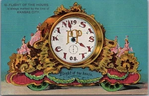 1908 PRIESTS OF PALLAS PARADE Kansas City Postal "12 - VUELO DE LAS HORAS" - Imagen 1 de 2