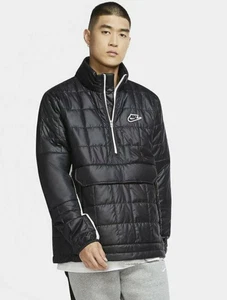 NIKE SPORTSWEAR SYNTHETIC FILL QUILTED ANORAK HALF ZIP JACKET CU4418-070 - MEN M - Picture 1 of 15