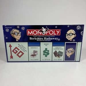 Berkshire Hathaway Monopoly Juego Edición Diamante Warren Buffet NUEVO SELLADO 2005 - Imagen 1 de 11