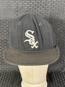 Vintage Chicago White Sox New Era Pro Model Baseball Hat Size 7 3/8 Made in USA - Picture 1 of 17
