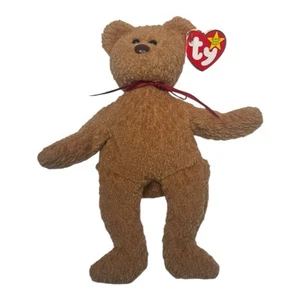 Peluche TY Beanie Baby Orso Riccio 1996 con etichette - Buone condizioni - Etichetta errore - Foto 1 di 6