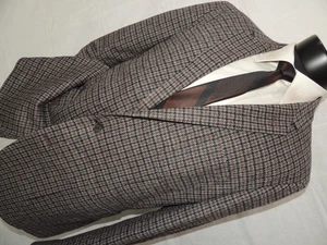 Neu ohne Etikett exquisite Brooks Brothers Milano Passform Herren Wolle & Baumwolle Jacke Mantel 46 Reg - Bild 1 von 10