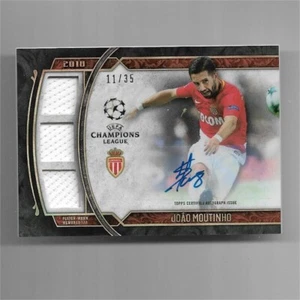 2017-18 Topps Champions League Museum Jersey Auto Card : Joao Moutinho #11/35 - Picture 1 of 2