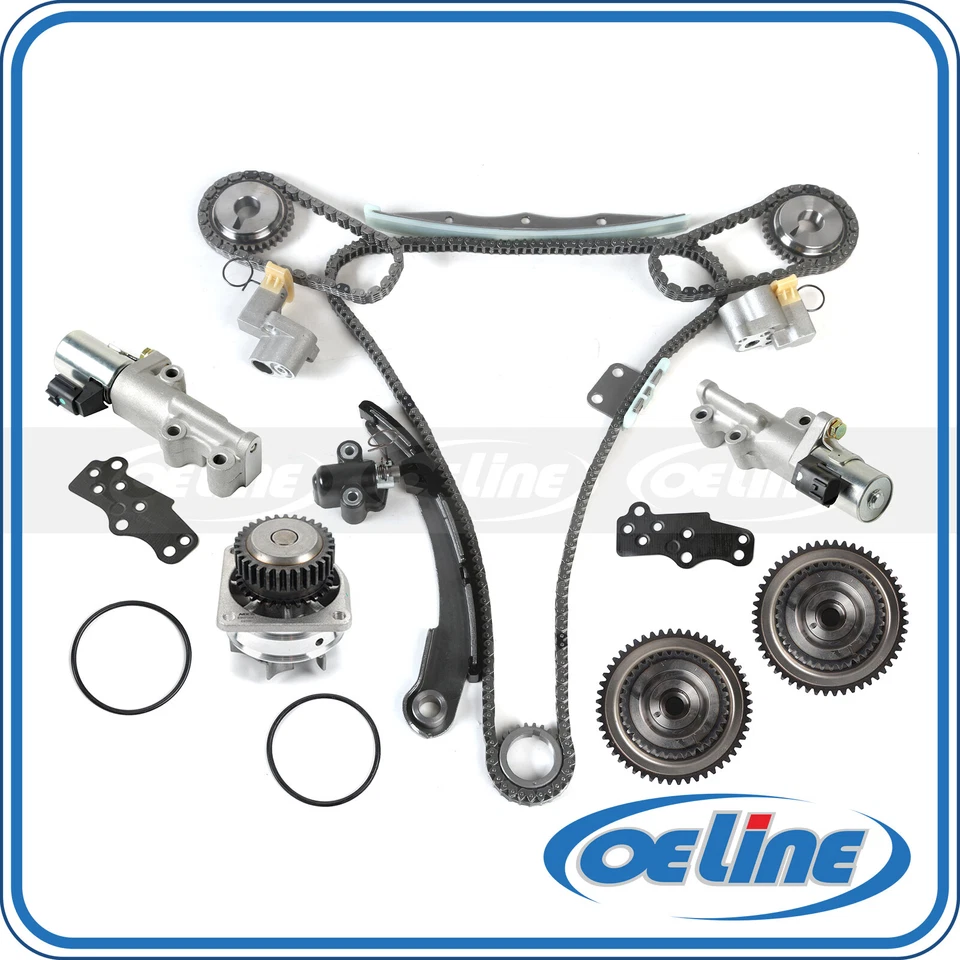 Kit de cadena de distribución VVT control solenoide bomba de agua para Nissan Quest Nissan Máxima  Foto 1 de 4