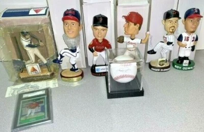 Carlos Correa Signed Stat Baseball Houston Astros Bobblehead Lot Ensberg Ryan - Image 1 of 4