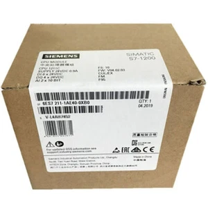 6ES7 211-1AE40-0XB0 NUEVO SIEMENS 6ES7211-1AE40-0XB0 SIMATIC S7-1200 CPU 1211C - Imagen 1 de 3