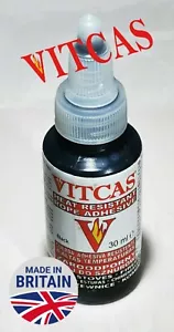 Bruciatore a legna / Colla corda stufa/adesivo nero tubo 30 ml 1100 c - Foto 1 di 1