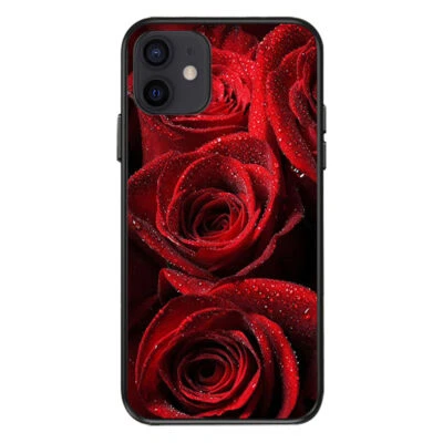 Love Red Rose Case For iPhone 15 14 13 12 11 Pro Max Plus Mini XR XS X SE 8 7 6 - Image 1 of 2