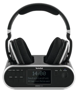Technisat Stereoman 2 DAB+ Stereo Kopfhörer UKW Funkkopfhörer Radio LCD Display