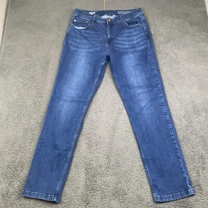 Pantalones de mezclilla elásticos informales Mugsy Jeans Fultons azules FLX3NCFU-34X32 se adapta a 32X30 - Imagen 1 de 12
