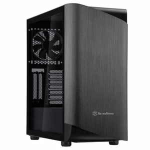 Silverstone SEA1TB-G SETA A1 ATX TG (Tempered Glass) Mid Tower, Titanium/Black - Picture 1 of 4