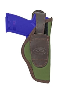 New Barsony Woodland Green Premium Ambidextrous Holster for Full Size 9mm 40 45  - Picture 1 of 7