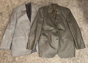 NWT Mens Lauren Ralph Lauren Plaid Blazer Sports Jacket Sz 40R Lot (2) - Picture 1 of 21