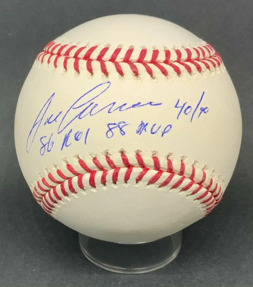 Jose Canseco " ROY - MVP " Signed Official Rawlings Baseball AUTO JSA COA! LOOK! - Image 1 of 2