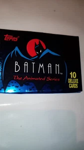 Batman the animated Series Cards ungeöffnerter Original Pack Deluxe, Topps 1993 - Bild 1 von 3