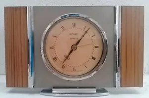 Metamec 1960s Quartz Clock. Roman Numerals. 20cm wide - Fully Working (M) - Picture 1 of 4