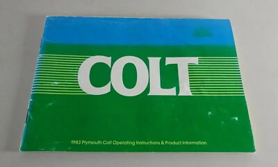 Manuale Dell'Owner / Manuale Dodge / Plymouth Colt Anno 1983 - Immagine 1 di 2
