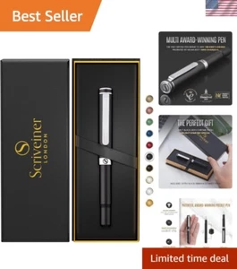 Elegante bolígrafo con acabado cromado - Regalo de lujo para profesionales y escritores - Imagen 1 de 11